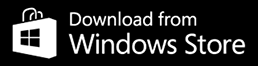 Windows Store Badge black
